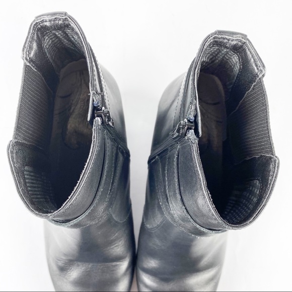 Abeo Geranium Ankle Boot Wedge Comfort Black Lug - Picture 10 of 13